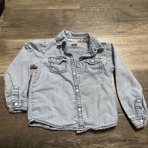 Carter’s Girls 3T Cotton Button Down Pearl Snap